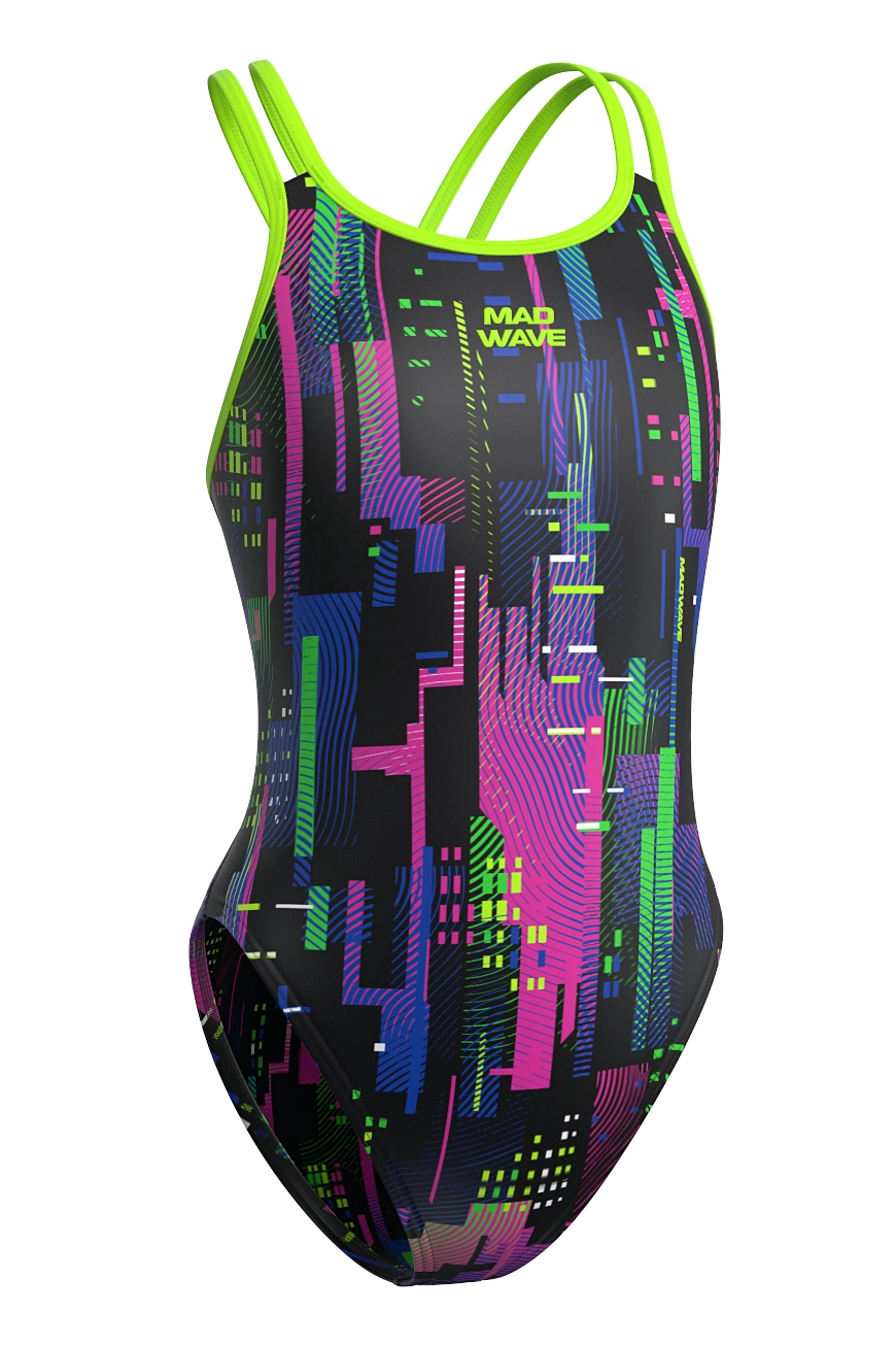 Купальник юниорский Crossback junior ChloroFlex G0 Madwave