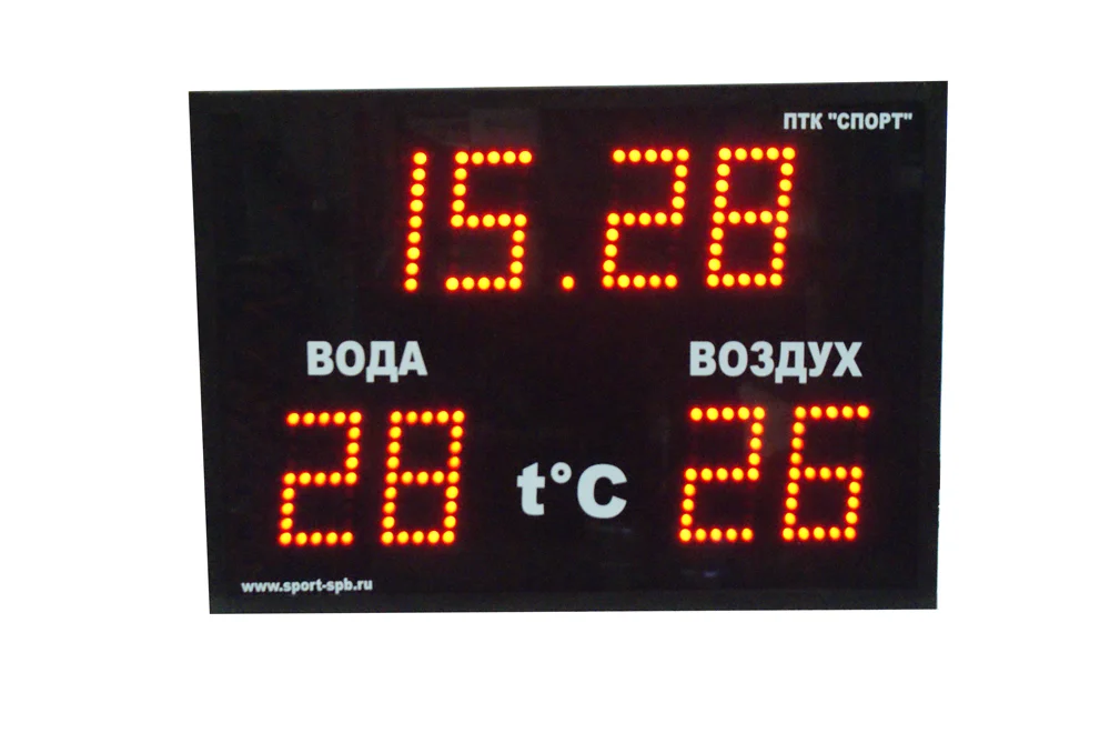 Часы-термометр -CT1.10-2t ПТК