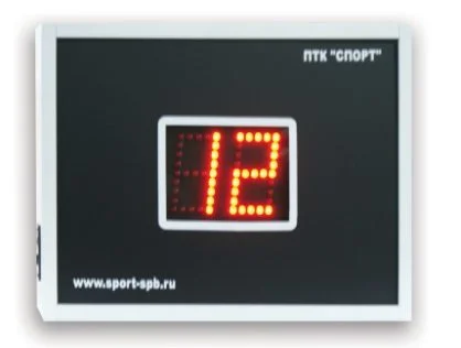 Табло тренировочное «Счетчик заплывов» ТСз-25-10 ПТК