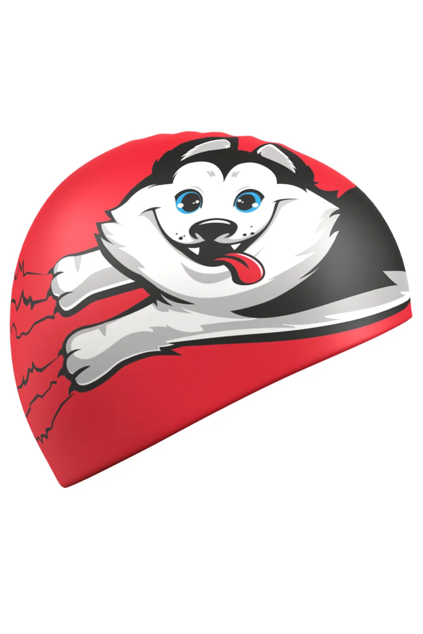 Шапочка силиконовая юниорская Puppy Madwave