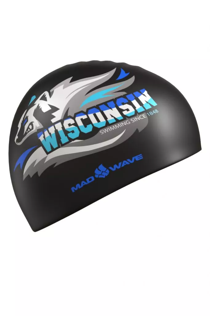 Шапочка силиконовая Wisconsin Madwave от магазина товаров для плавания Bigswim