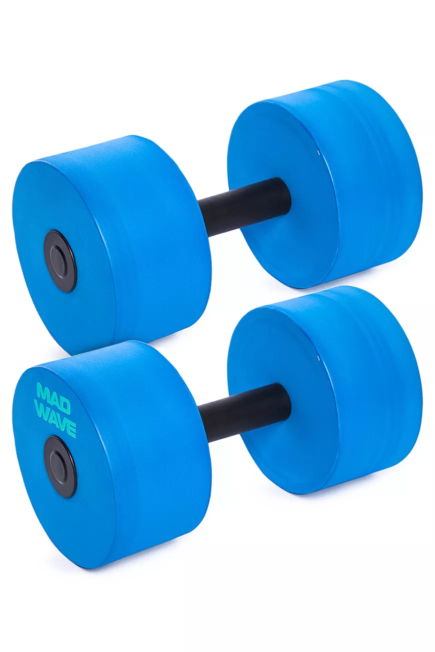 Гантели для аквафитнеса Dumbbells basic round Madwave от магазина товаров для плавания Bigswim